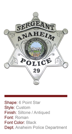 Anaheim Anniversary Badge