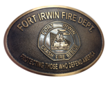 Fort Irwin Fire - Buckle - Front